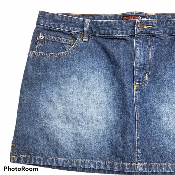 Aeropostale Denim Mini Skirt - Picture 2 of 8